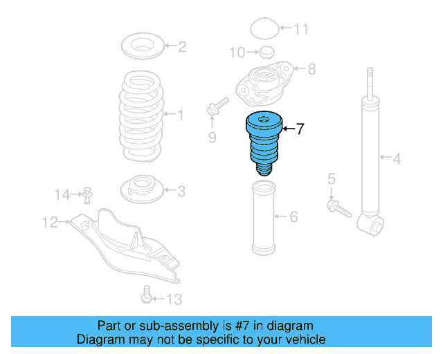 Strut Bumper 3C0-511-359 - View 9