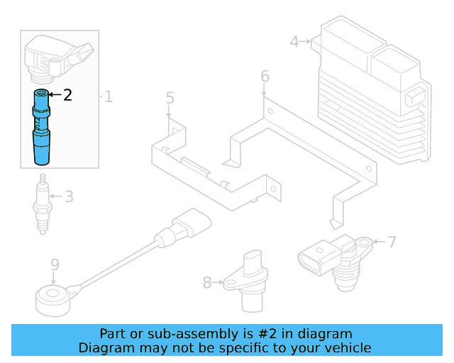 Direct Ignition Coil Boot 06L-905-199-B - View 19