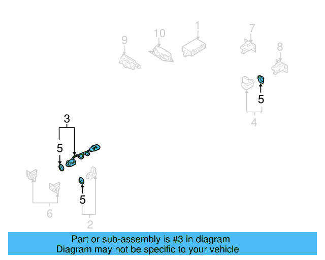 Park Sensor 3D0-998-275-B