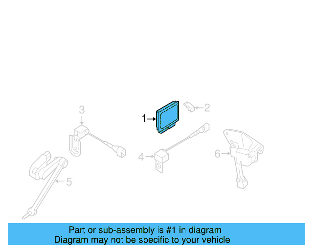 Headlight Control Module 3D0-909-158
