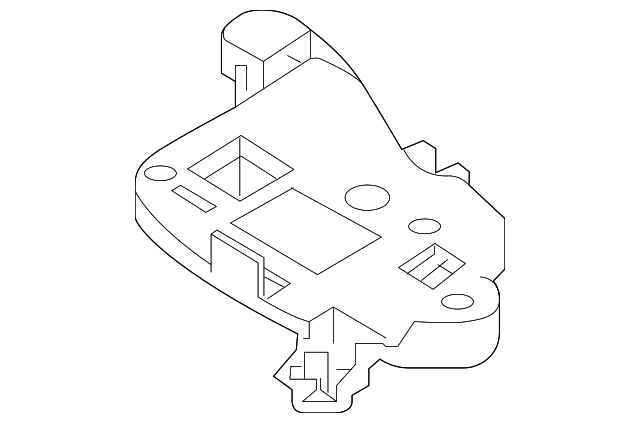 Air Bag Occupant Sensor Bracket 5NA-959-730 - View 2