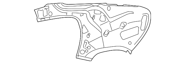 Inner Panel 3C5-809-405-A - View 3