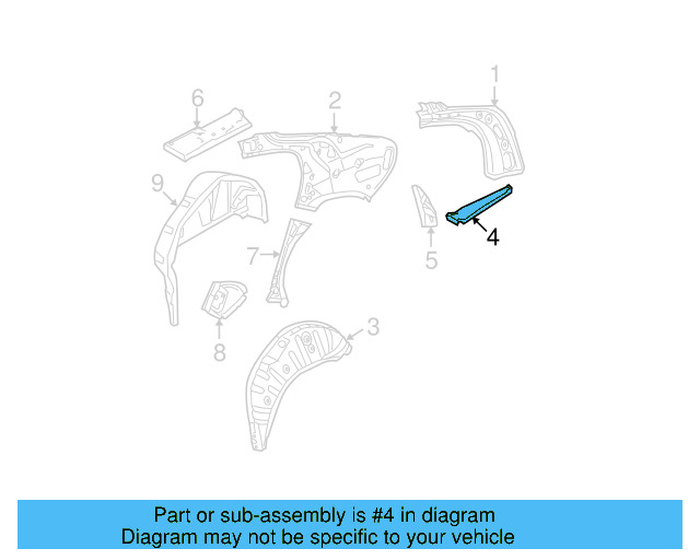 Filler Plate 3C0-809-415 - View 9