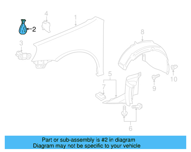 Fender Hardware Kit 1K0-898-625-A - View 2