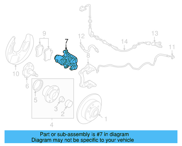 Disc Brake Caliper 1J0-615-423 - View 8