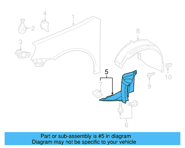 Liner Extension 5K0-805-911-C - View 3
