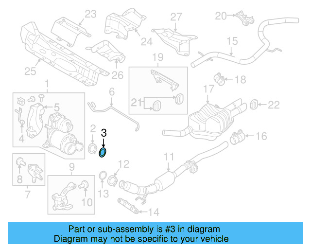 Exhaust Filter Gasket 04L-253-115-A - View 5