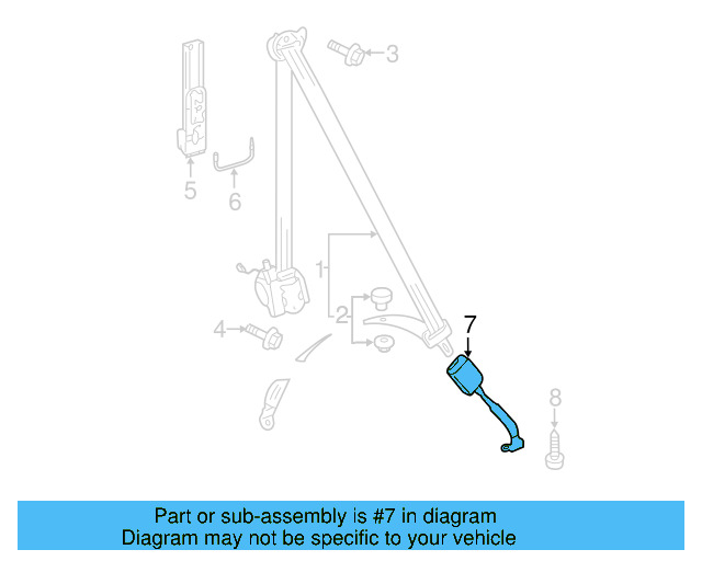 Buckle End 5C6-857-755-J-YLZ