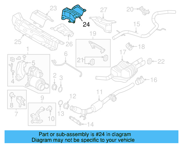 Heat Shield 1K5-825-701-B - View 34