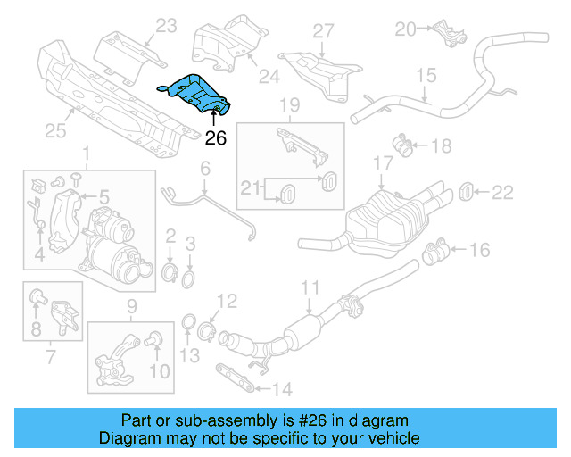 Heat Shield 5C6-825-613 - View 10