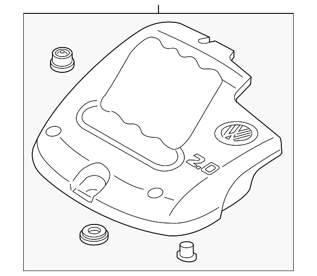 Engine Cover 06K-103-925-D - View 9