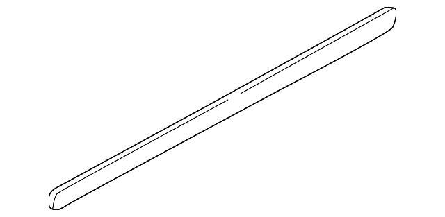 Body Side Molding (Unpainted) 1j3853516bgru - View 4