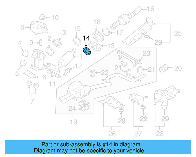 Converter & Pipe Bracket 1K0-253-144-BC - View 37