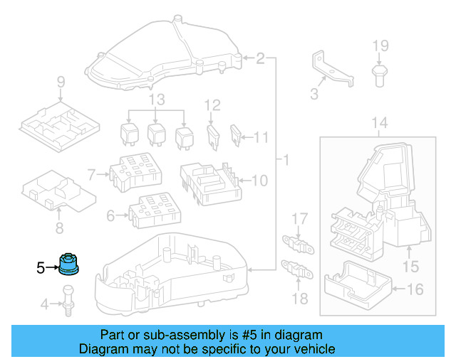 Engine Cover Insulator 06A-103-226 - View 26