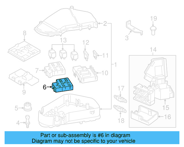 Relay & Fuse Plt 7L0-937-503-D - View 7