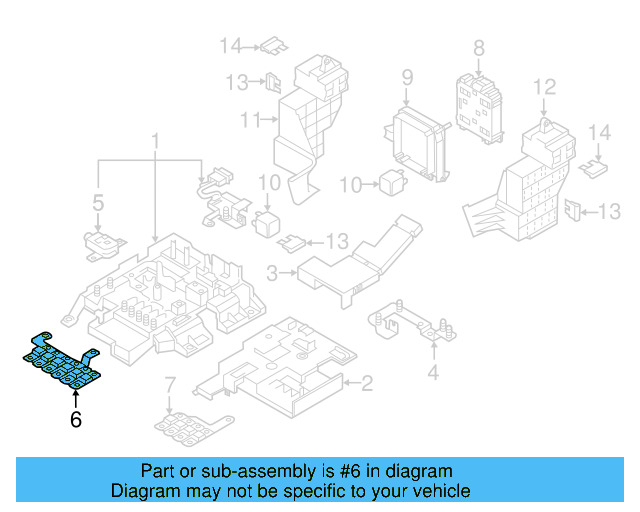 Relay Plate 7L0-937-503-A