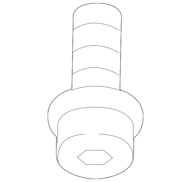 Radiator Support Splash Shield Screw WHT-000-729-A - View 5
