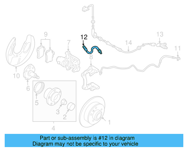 Brake Hose 6Q0-611-775-B - View 19