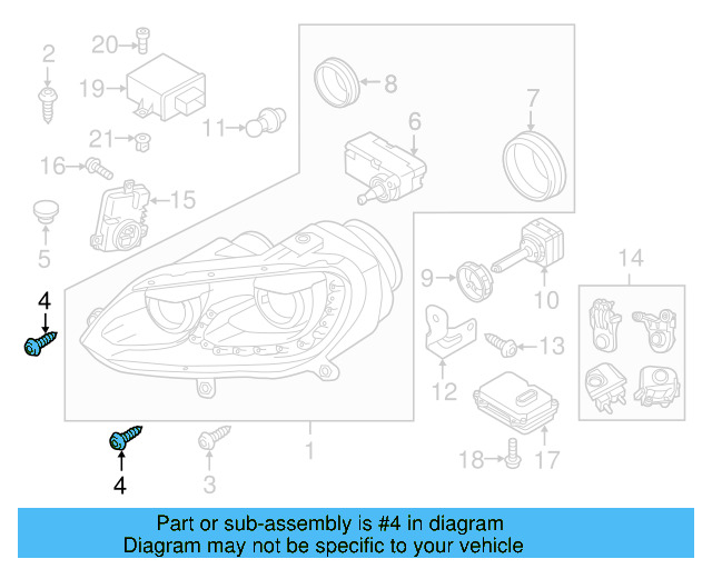 Rear Cap 5N0-941-607 - View 3