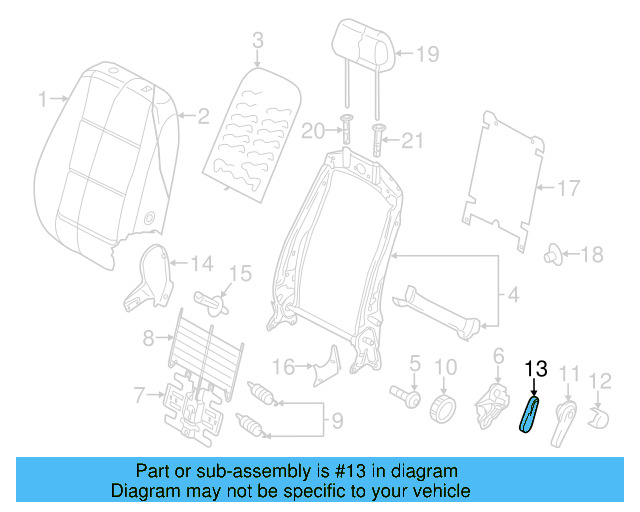 Adjust Lever 5N0-881-236-D-82V - View 22