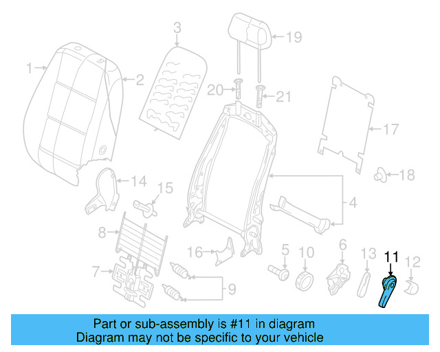 Adjust Lever 5N0-881-236-D-82V - View 24