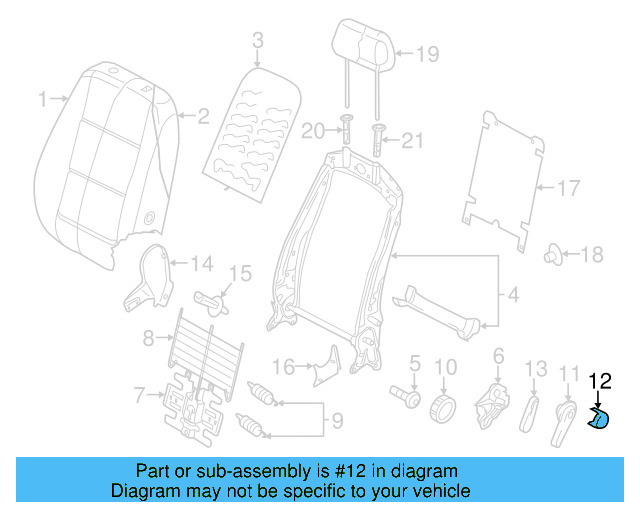 Release Lever Cap 5N0-881-470-82V - View 3
