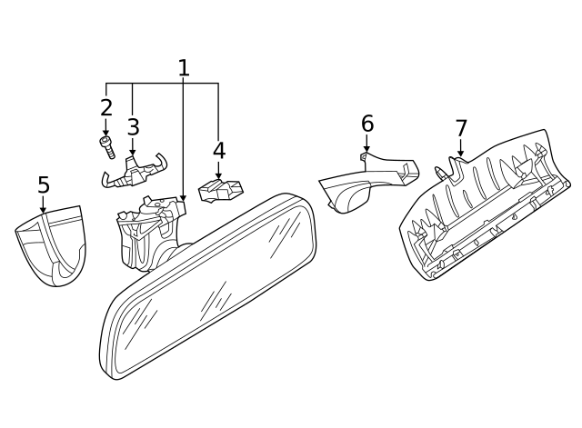 Mirror Inside 3C0-857-511-J-9B9 - View 69