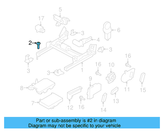 Cushion Frame Bolt N-909-369-01 - View 7