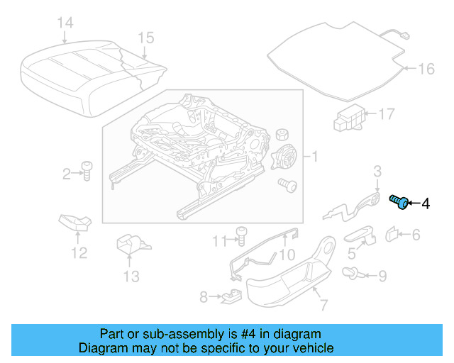 Adjust Lever Screw N-107-715-01 - View 4