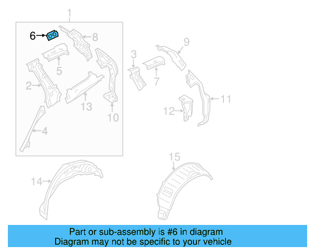 Bracket 7P6-817-899 - View 5