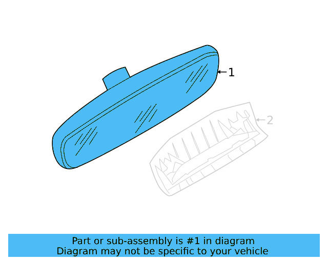 Mirror Inside 3C0-857-511-J-9B9 - View 58