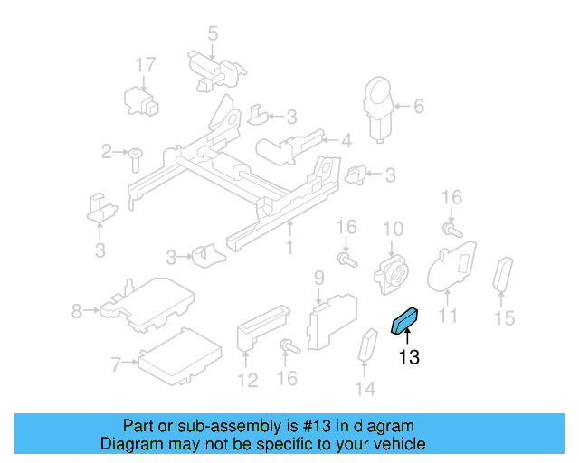 Adjust Lever 8K0-959-817-4PK - View 15