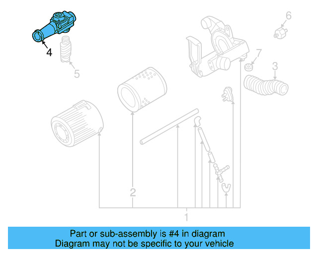 Mass Air Flow Sensor 074-129-594-A - View 3