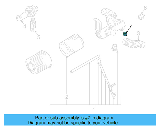 Warm Air Hose Grommet 431-129-669
