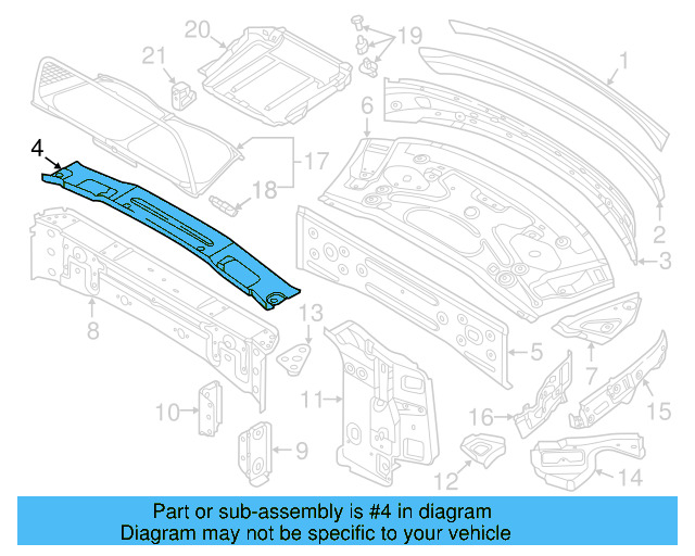 Cover Plate 5C3-813-371 - View 3