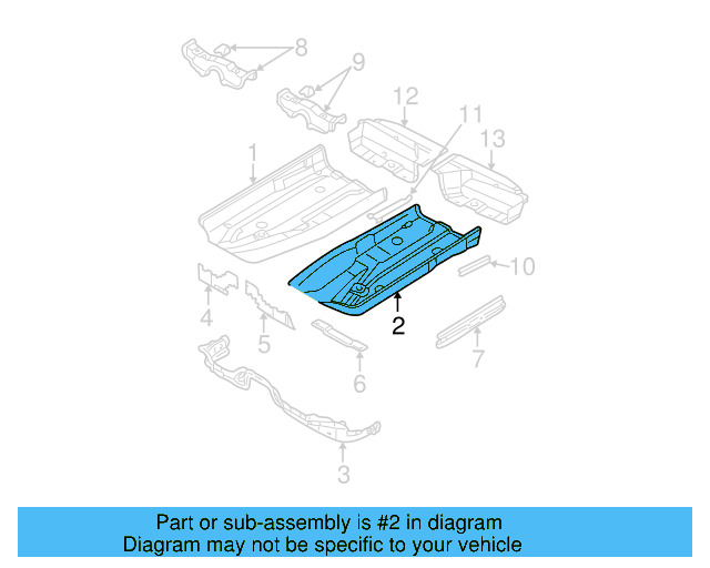 Floor Pan 8E0-803-205 - View 17