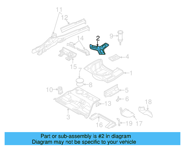 Seat Track 1J0-802-259 - View 19