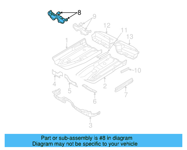 Floor Extension 3B0-802-086-D - View 26