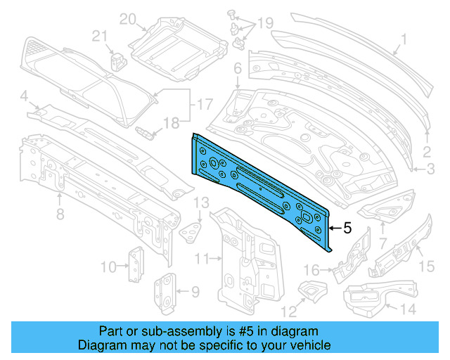 Rear Panel 5C3-813-501 - View 2