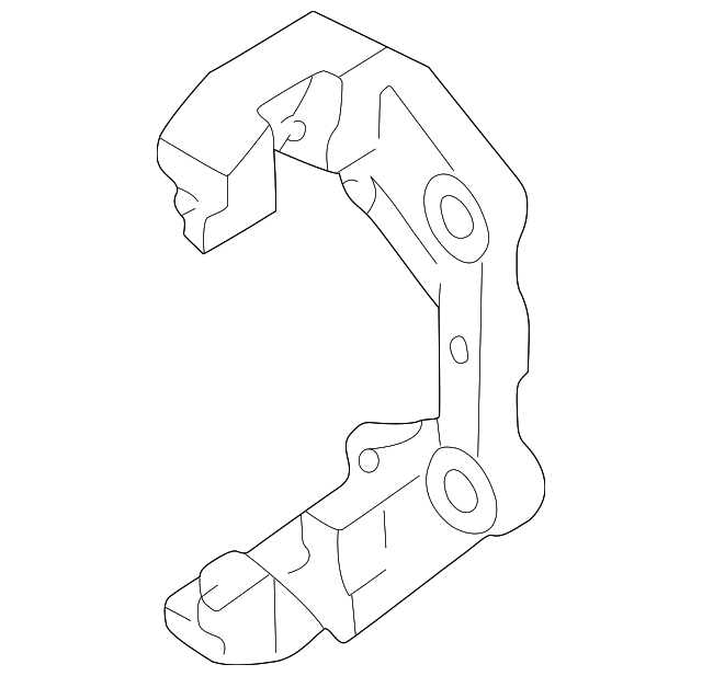 Disc Brake Caliper Bracket 3B0-615-125 - View 5