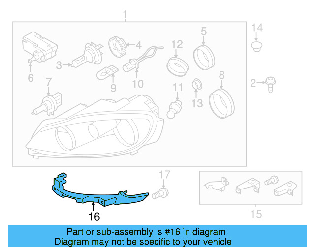 Guide Support 5K0-807-571-J - View 17