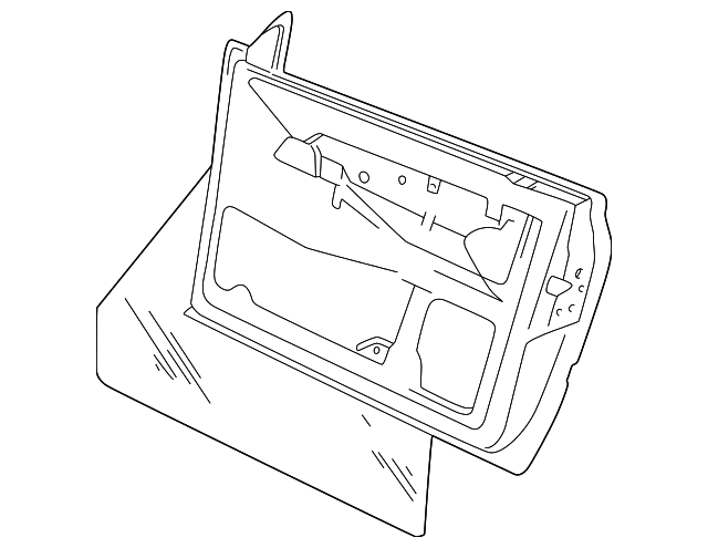 Glass 1E0-845-202-A - View 3