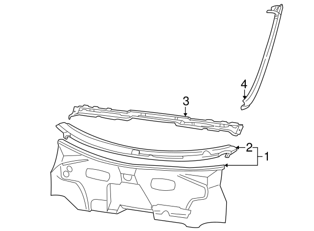 Cowl Grille 701805033C