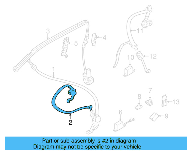 Lap Belt 535-880-708