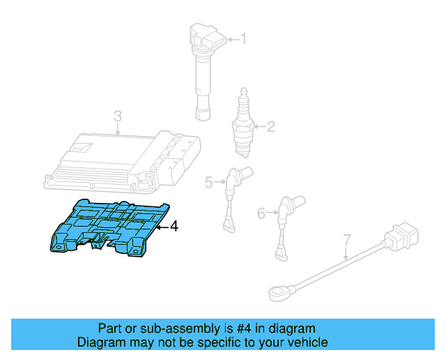 Mount Bracket 5K0-906-507 - View 14