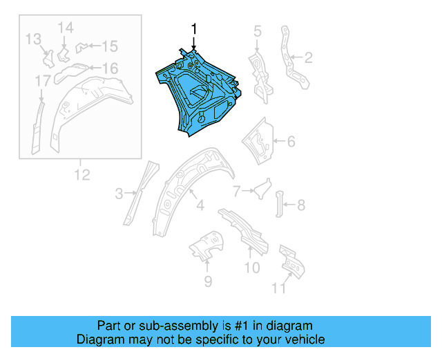 Inner Panel 5NL-809-402 - View 2