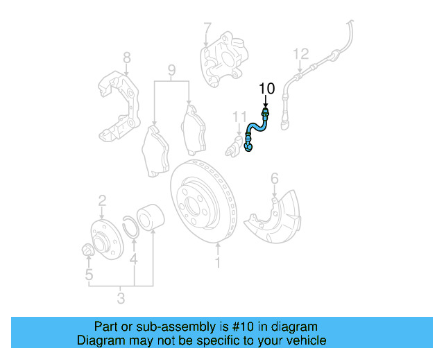 Brake Hose 1J0-611-701-N - View 24