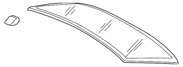 Back Glass 561-845-051-D-NVB - View 5