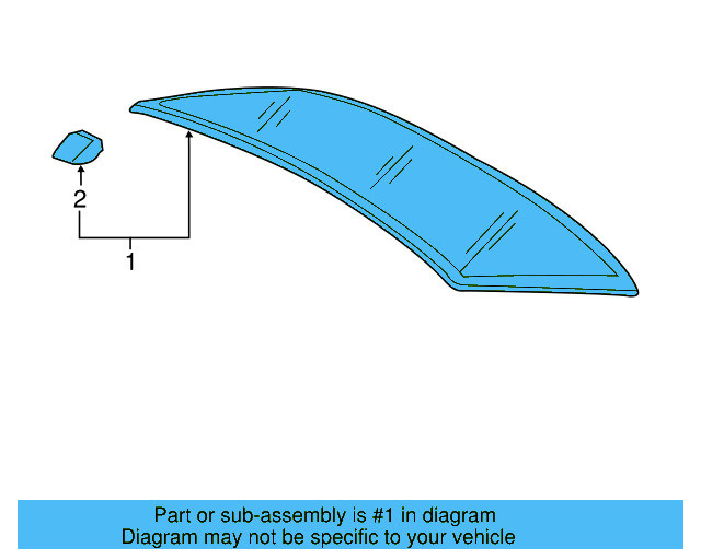 Back Glass 561-845-051-D-NVB - View 4
