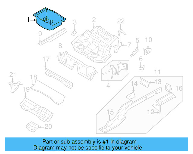 Spare Tire Panel 3C0-813-114-E - View 8